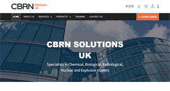 Desktop Screenshot of cbrnsolutionsuk.com